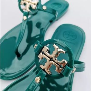 Fashionable jelly thong sandals 2 pairs or $75.00